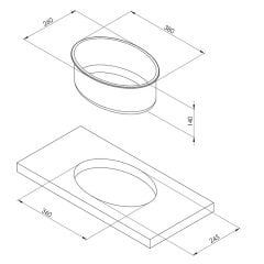 CAN OVAL EVYE 24x27cm