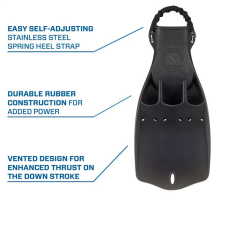 Scubapro Jet Fin Palet Yaylı Kayış Siyah