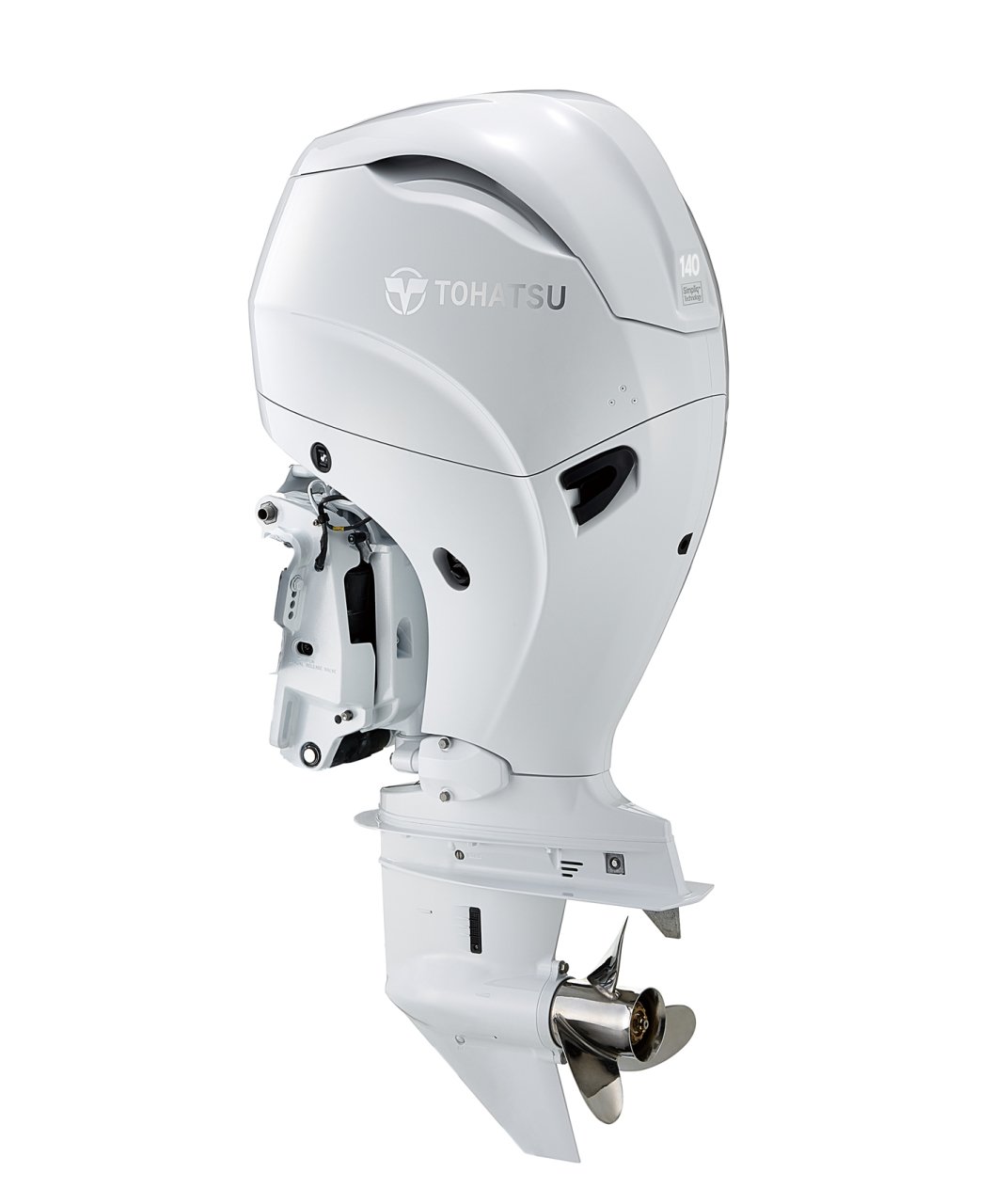 Tohatsu 140HP 4 Zamanlı Deniz Motoru Beyaz Uzun Şaft Marşlı Trimli