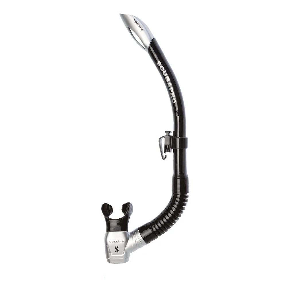 Scubapro Spectra Şnorkel Siyah-Gümüş
