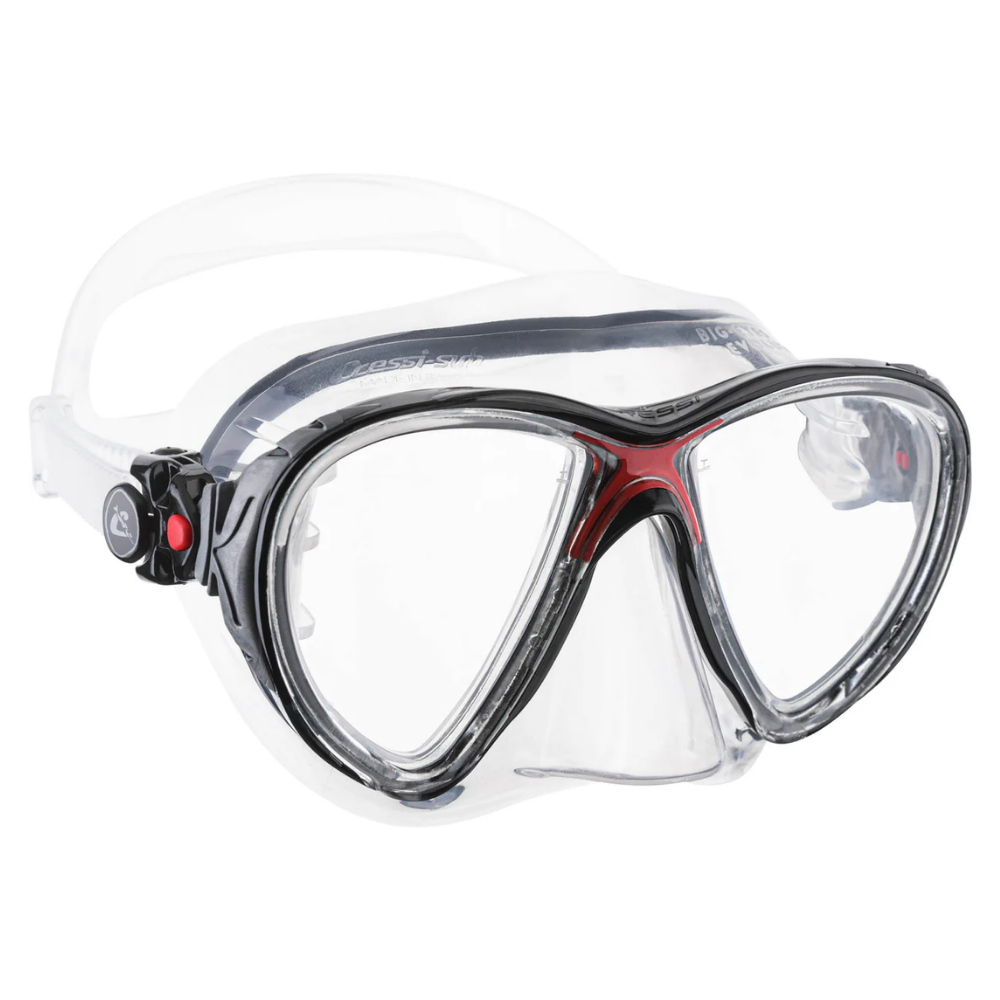 Cressi Big Eyes Evolution Dalış Maskesi Red