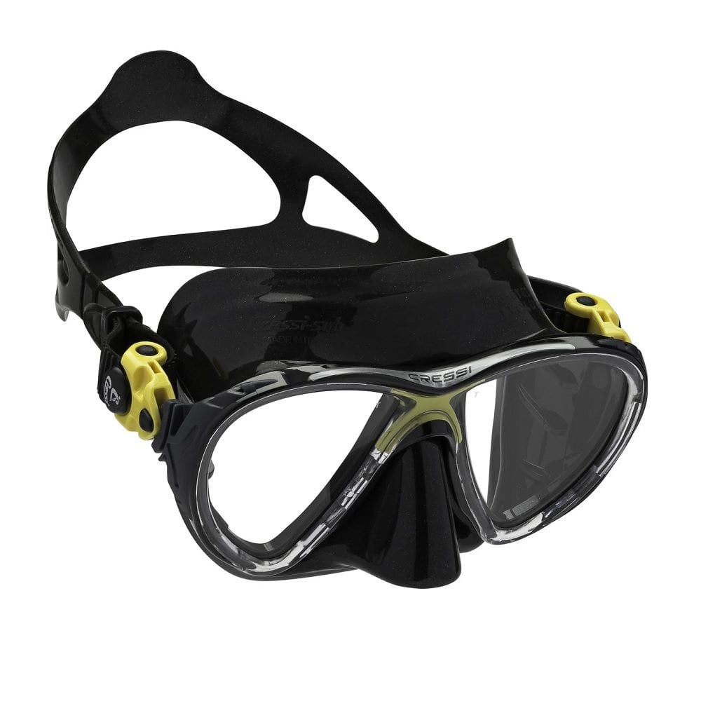 Cressi Big Eyes Evolution Dalış Maskesi Sarı