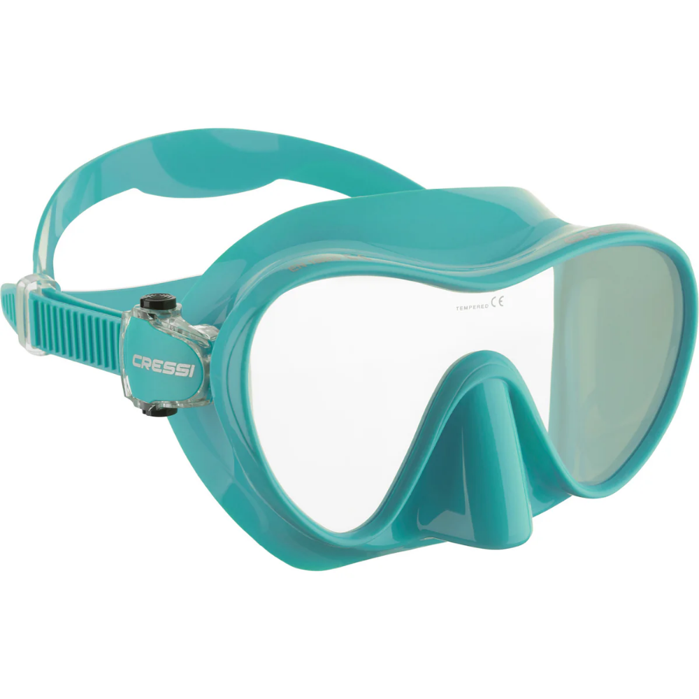 Cressi F1 Frameless Dalış Maskesi Turkuaz