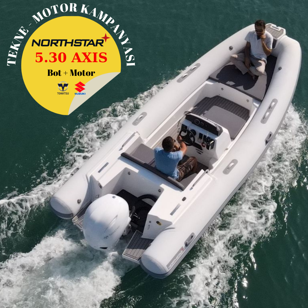 Northstar Axis 5.30 Fiber Taban Bot  ve Dıştan Takma Motor