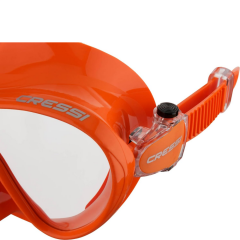Cressi F1 Frameless Dalış Maskesi Turuncu