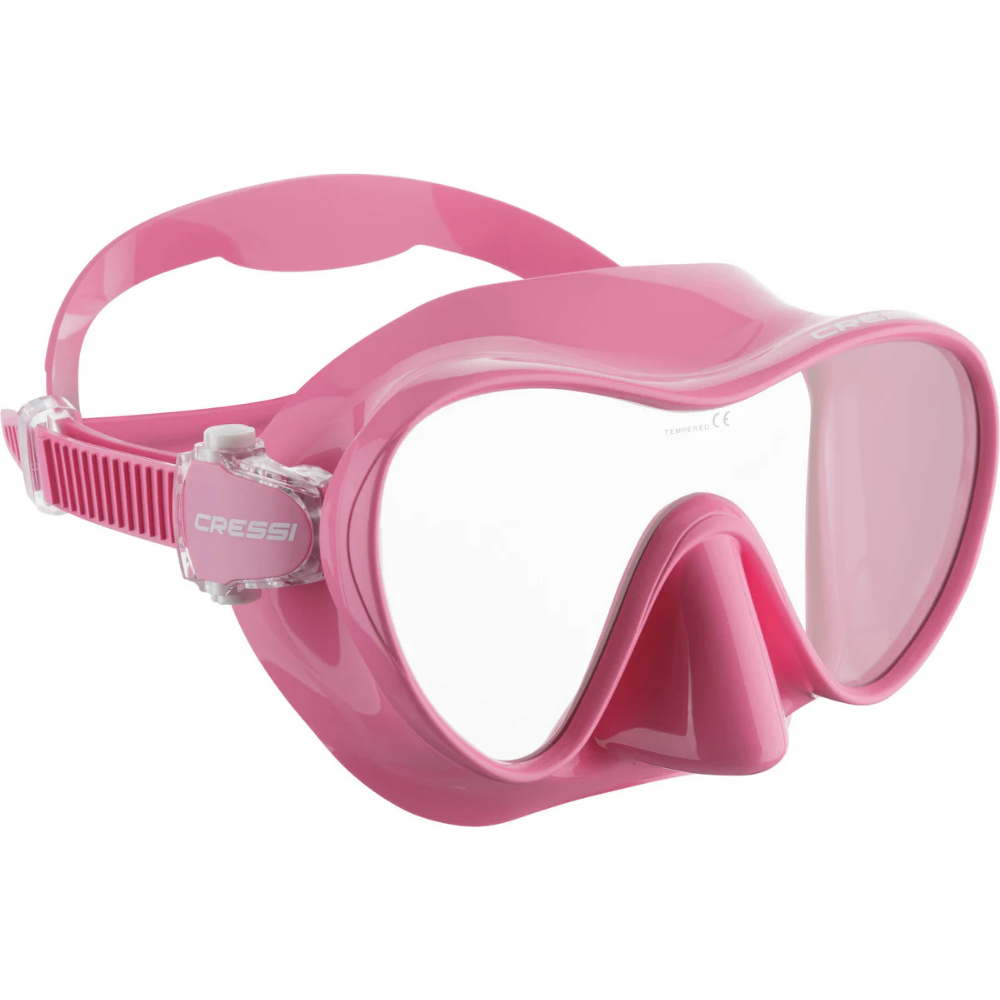 Cressi F1 Frameless Dalış Maskesi Pembe