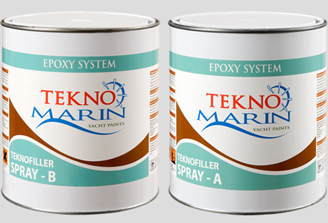 Tekno Teknofiller Spray Macun Kahverengi Kalın 6kg