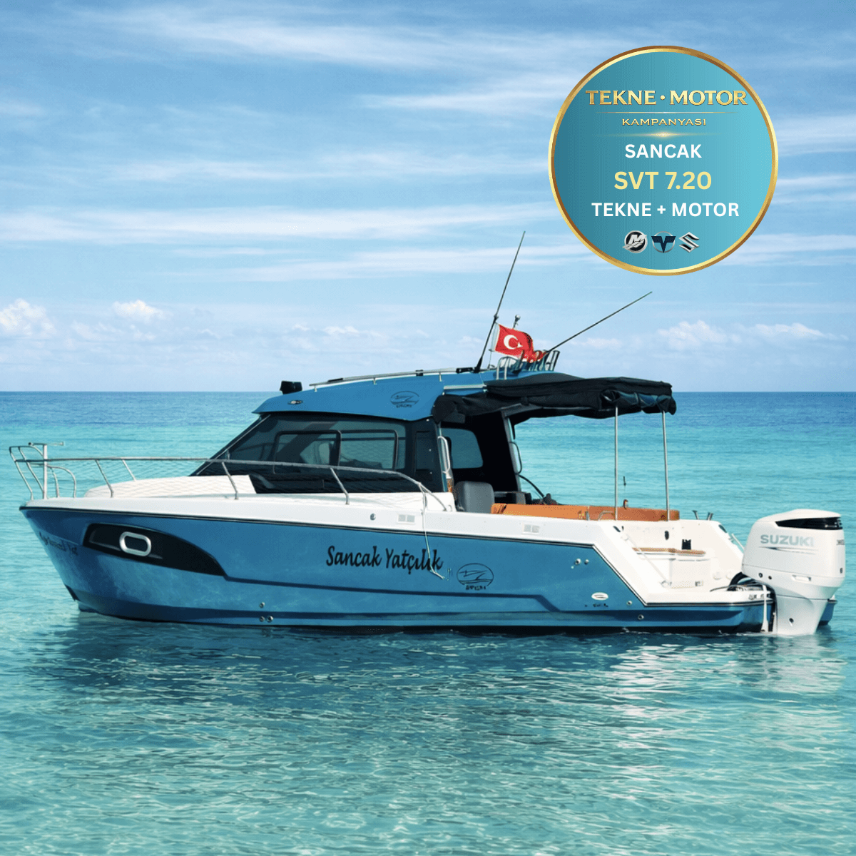 Sancak SVT 7.20 Motoryat ve Dıştan Takma Motor