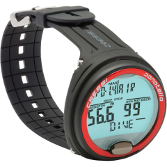 Cressi Donatello Dalış Bilgisayarı Siyah/Kırmızı