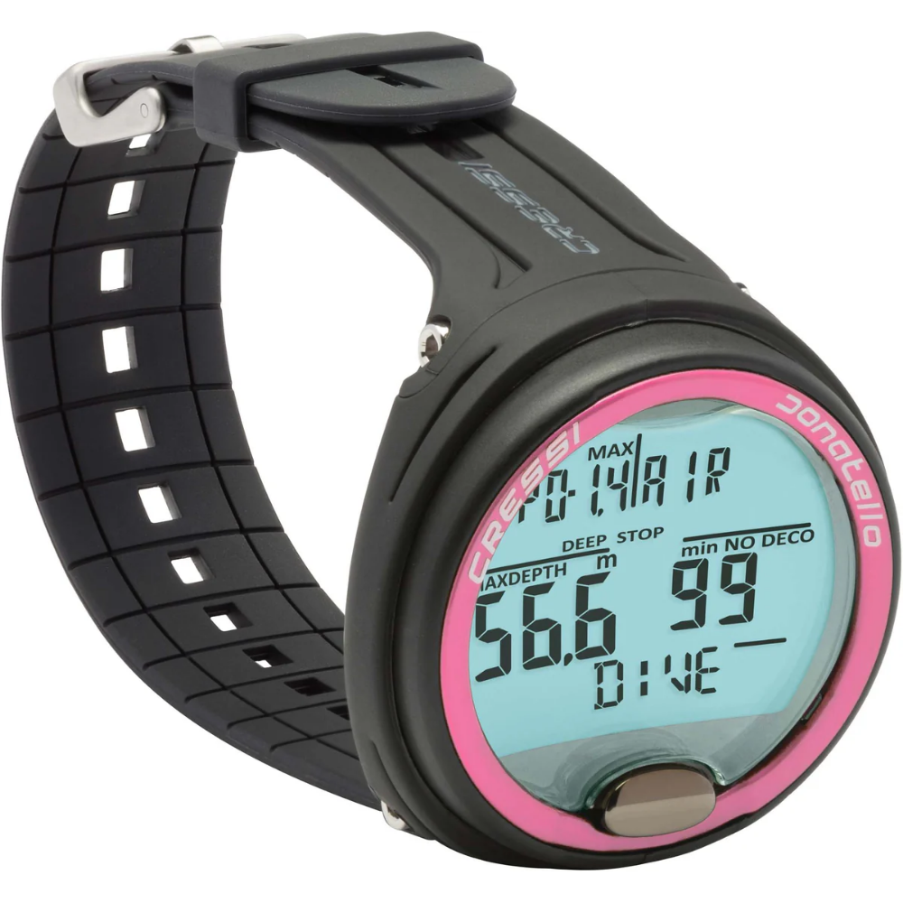 Cressi Donatello Dalış Bilgisayarı Siyah/Pembe