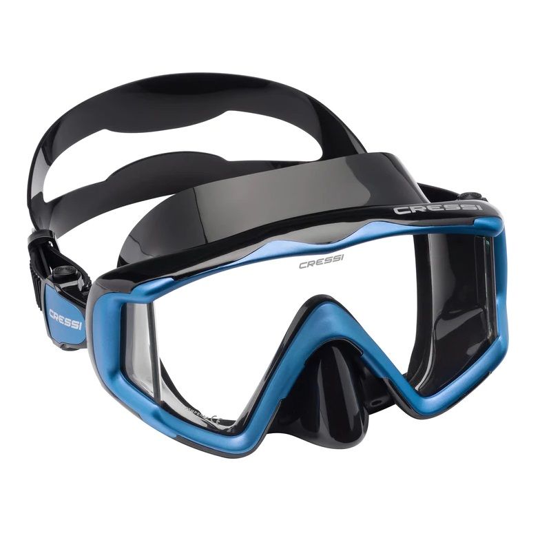 Cressi Liberty Triside Dalış Maskesi Black/Saphire
