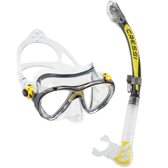 Cressi Big Eyes Evolution Maske Alpha Ultra Dry Şnorkel Seti