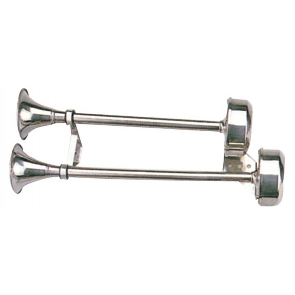 Elektrikli Korna Çiftli Krom 12V