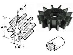 CEF İMPELLER, JABSCO 17936-0001 21676-0001