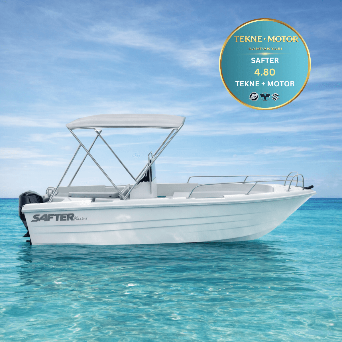 Safter 4.80 Tekne ve Dıştan Takma Motor