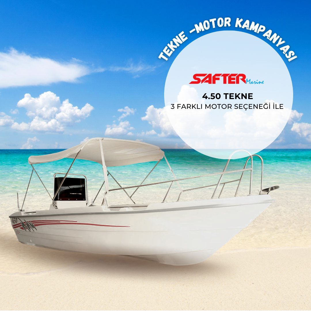 Safter 4.50 Tekne ve Dıştan Takma Motor