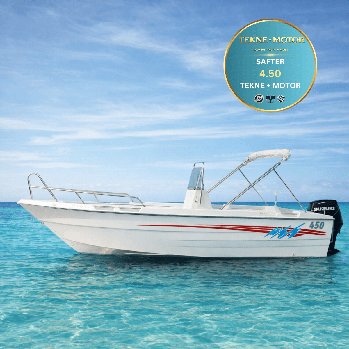 Safter 4.50 Tekne ve Dıştan Takma Motor