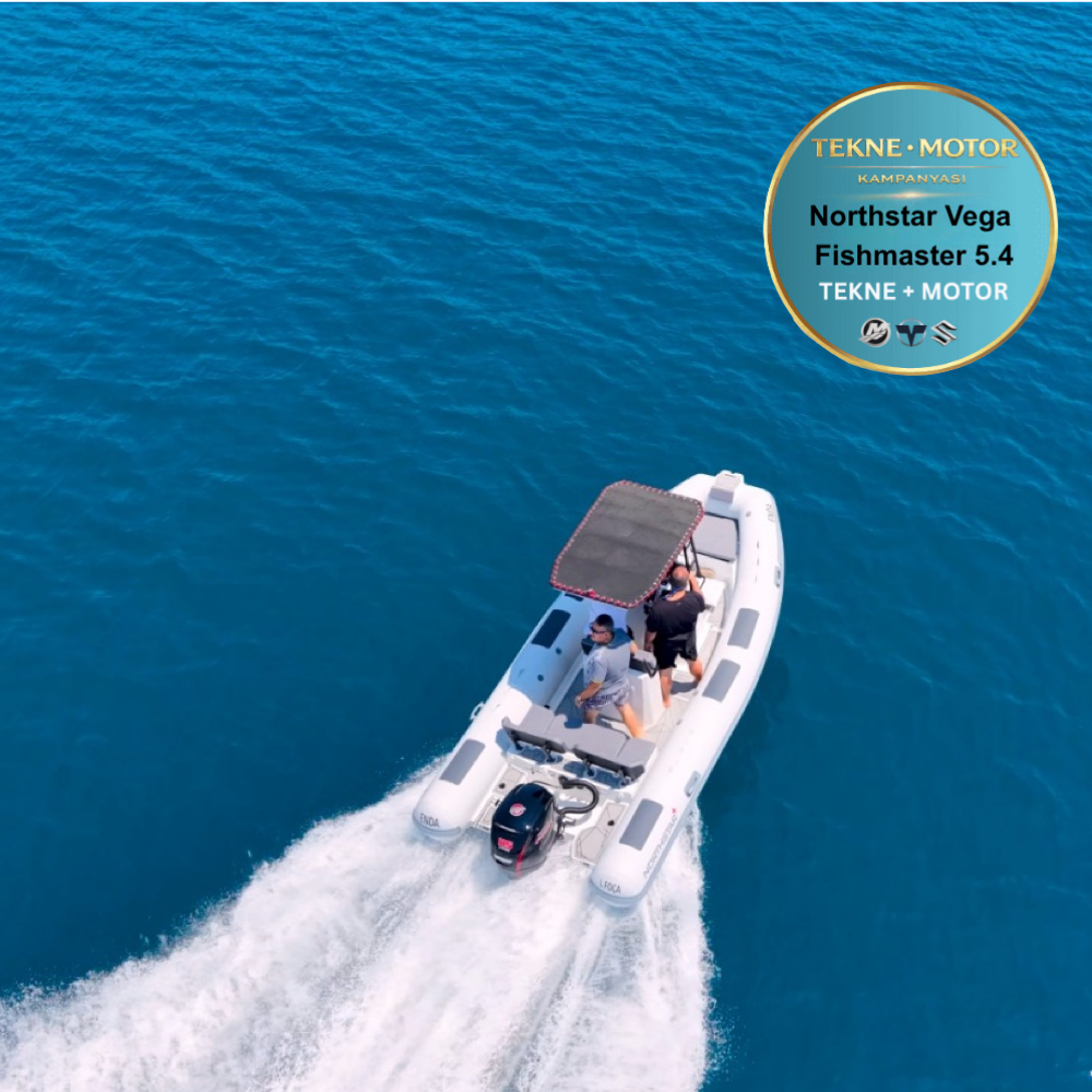 Northstar Vega Fishmaster 5.4 Fiber Taban Bot  ve Dıştan Takma Motor