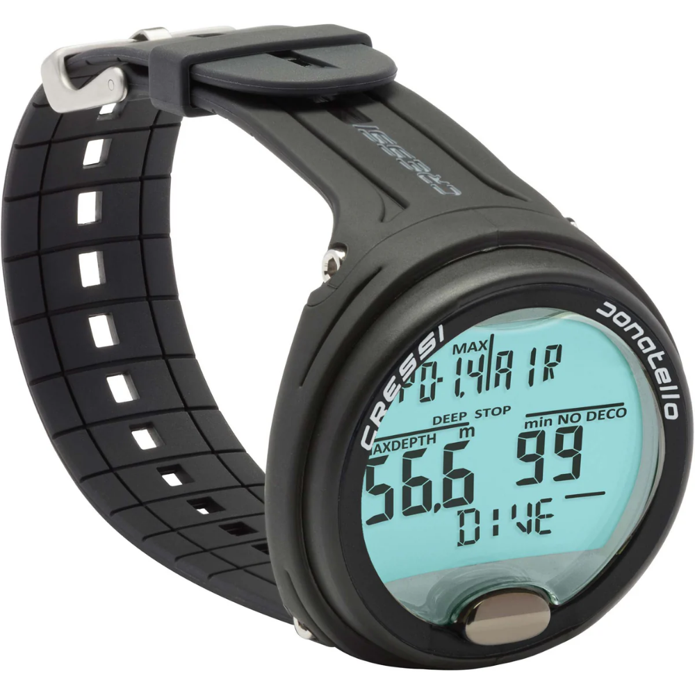 Cressi Donatello Dalış Bilgisayarı Siyah/Siyah