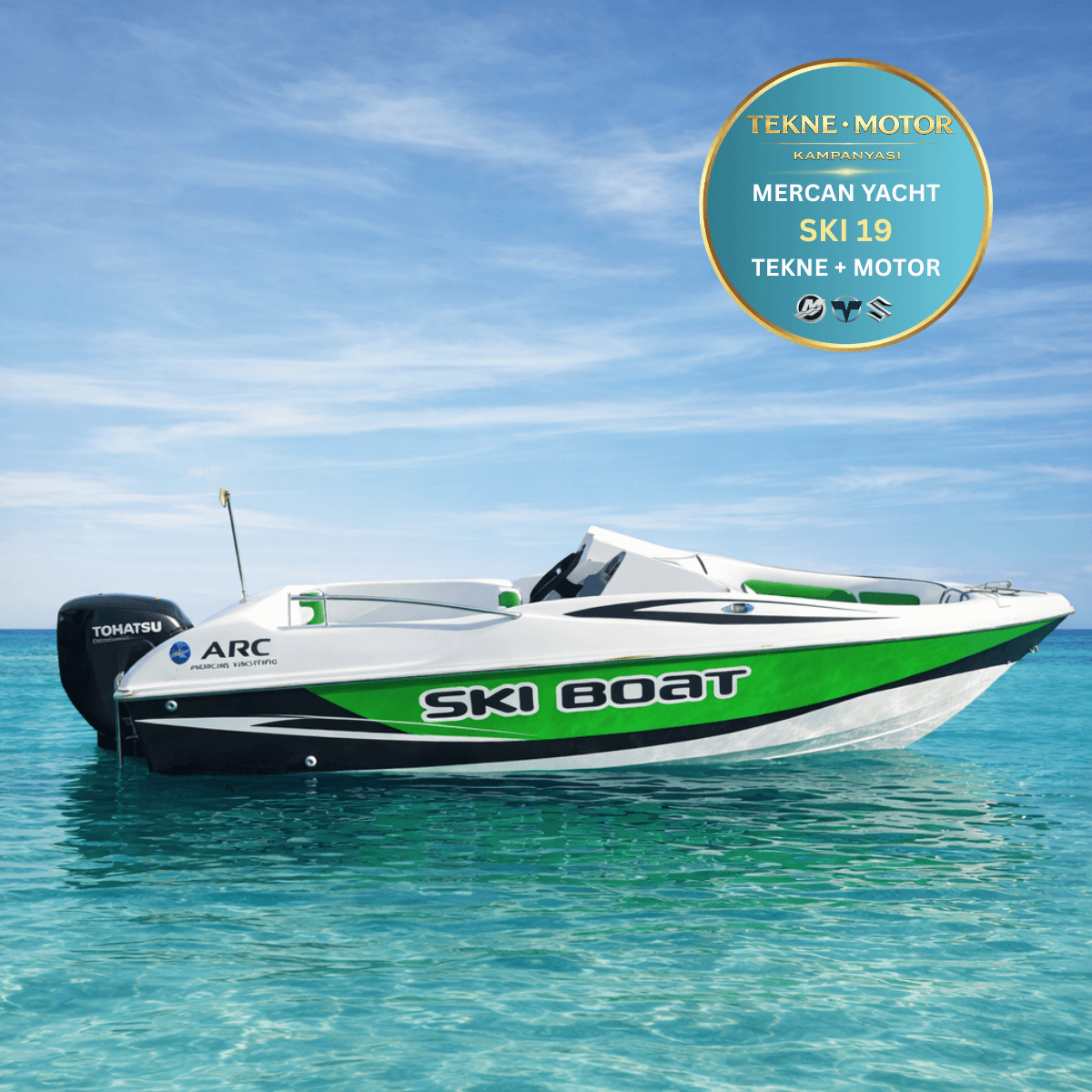 Mercan Ski 19 Tekne ve Dıştan Takma Motor