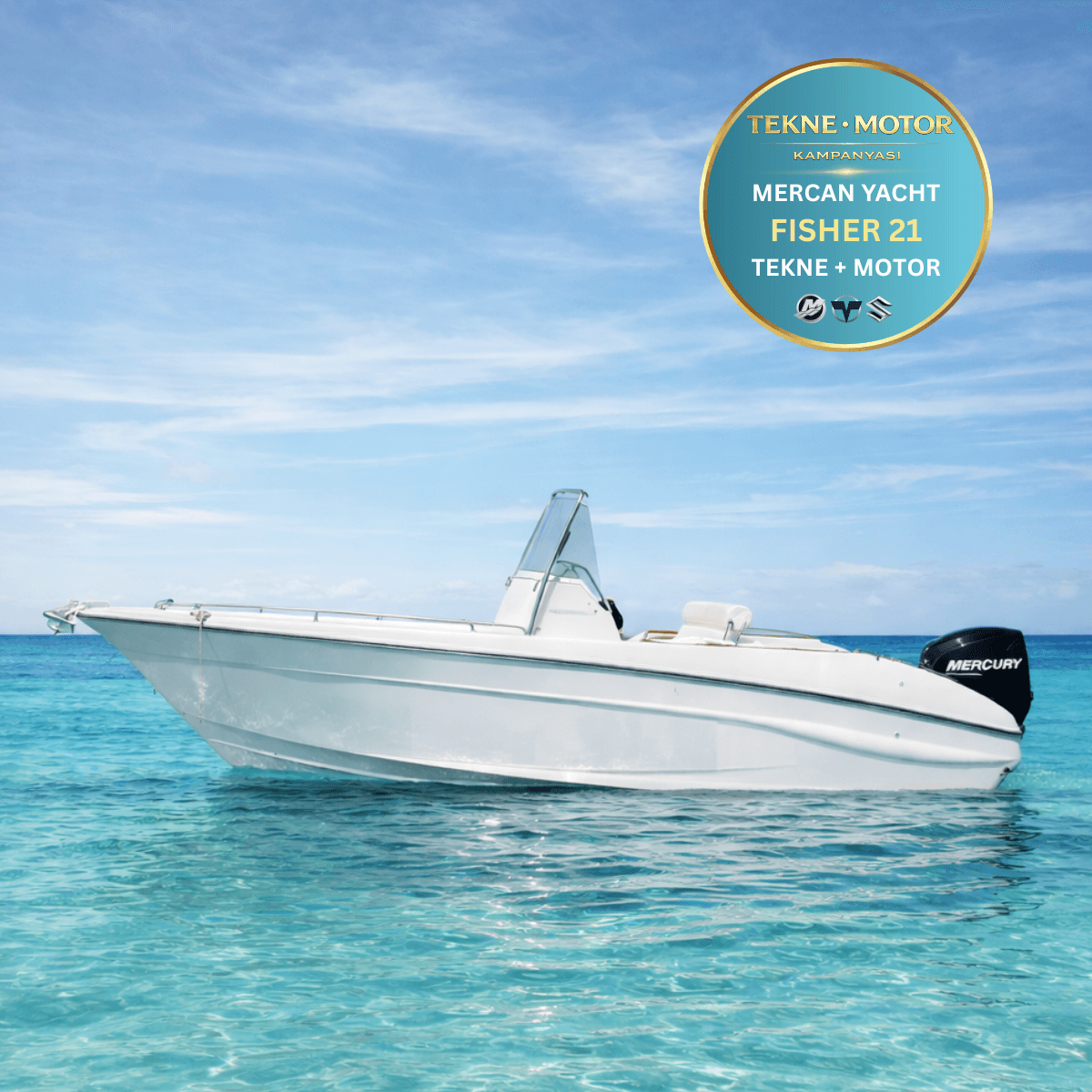 Mercan Fisher 21 Tekne ve Dıştan Takma Motor