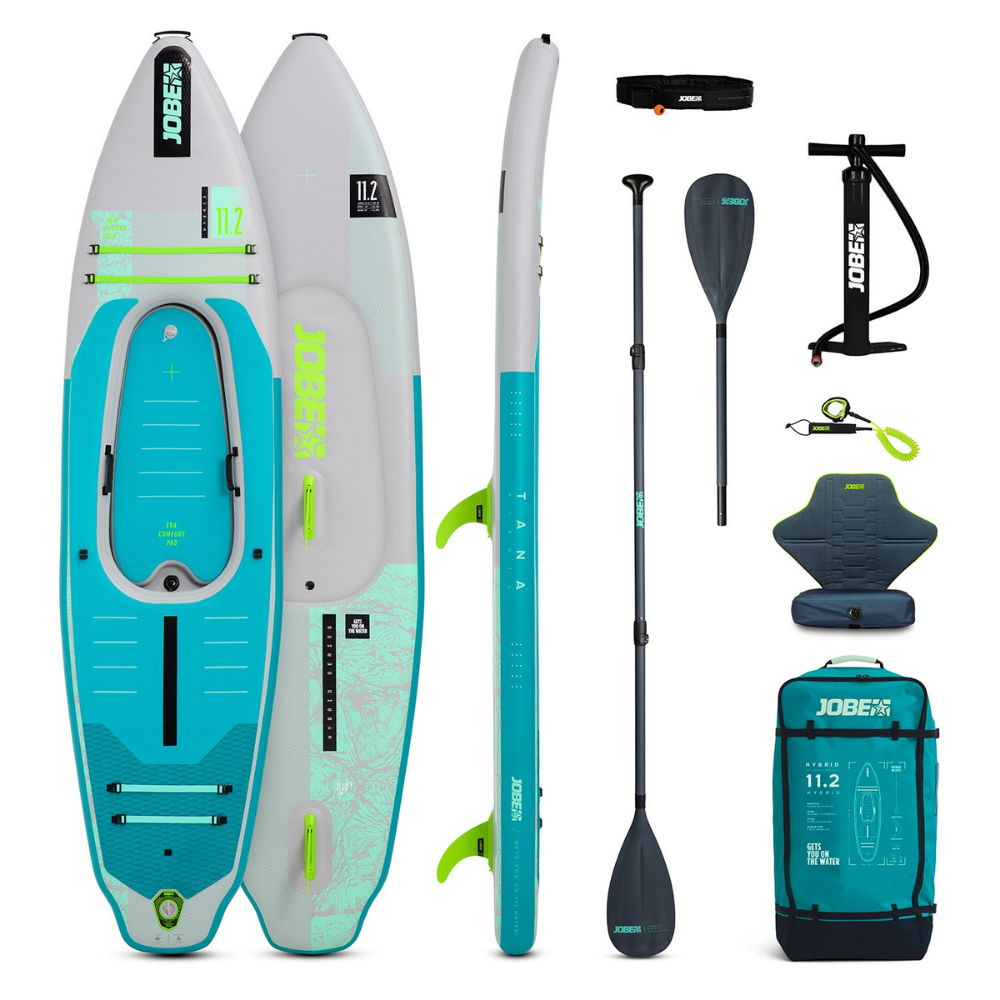 Jobe Aero Tana Hybrid 11.2 Sup Paddle Board Kürek Sörfü Seti Yeşil