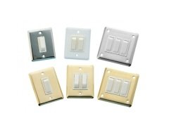 Elektrik Anahtarı Gri - Tekli - Lake Prinç -51x64mm