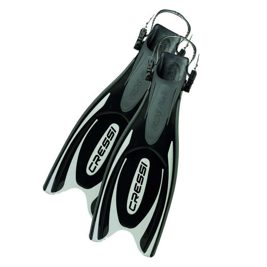 Cressi Frog Plus Dalış Paleti Black-Silver L-XL (45-47)
