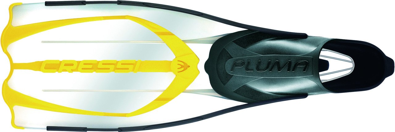 CRESSI PALET PLUMA ŞEFFAF/SARI 45-46