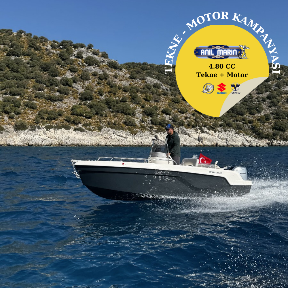 Anıl Marin 4.80 CC Antirasit Tekne ve Dıştan Takma Motor