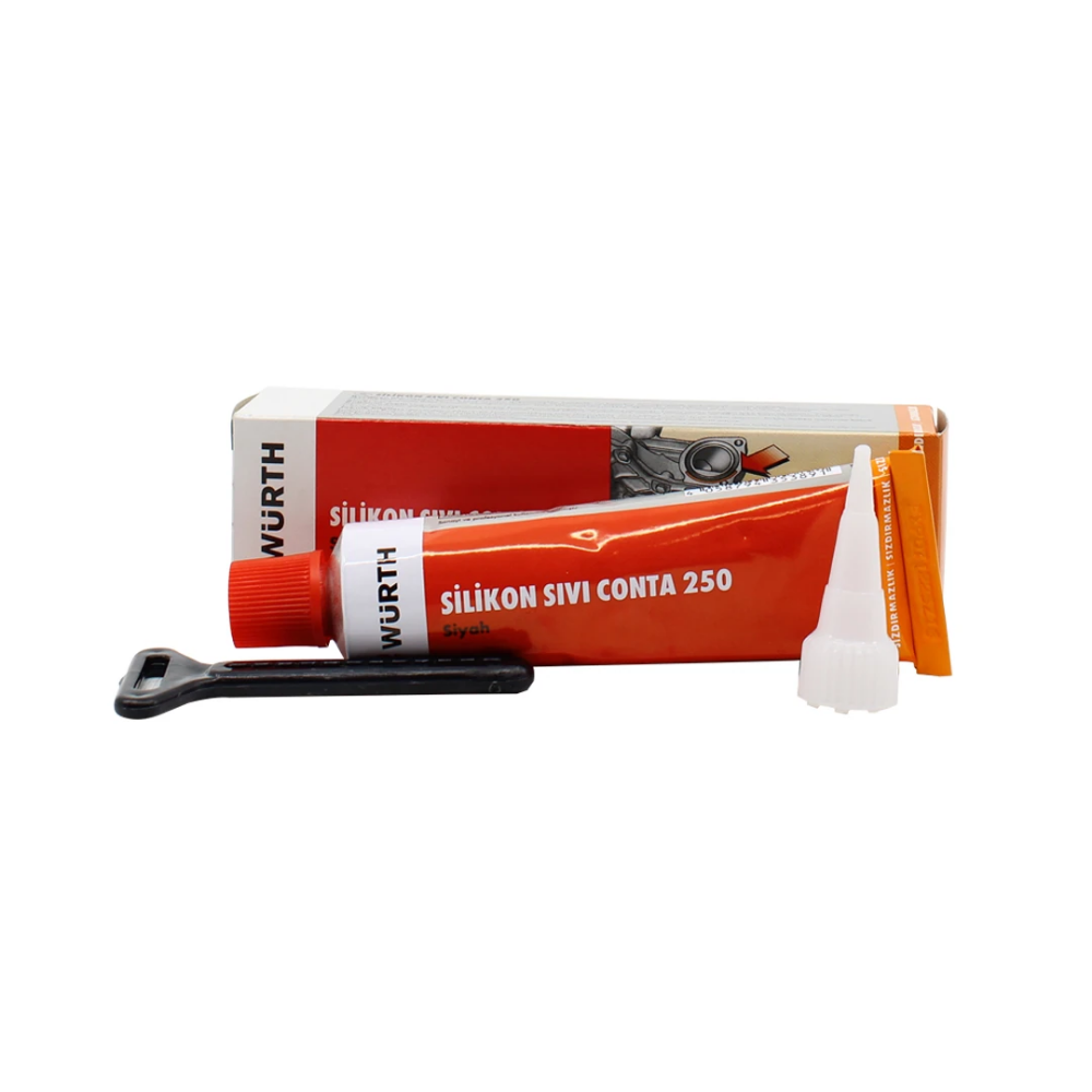 Würth Silikon Sıvı Conta Siyah 250C (70 ml)