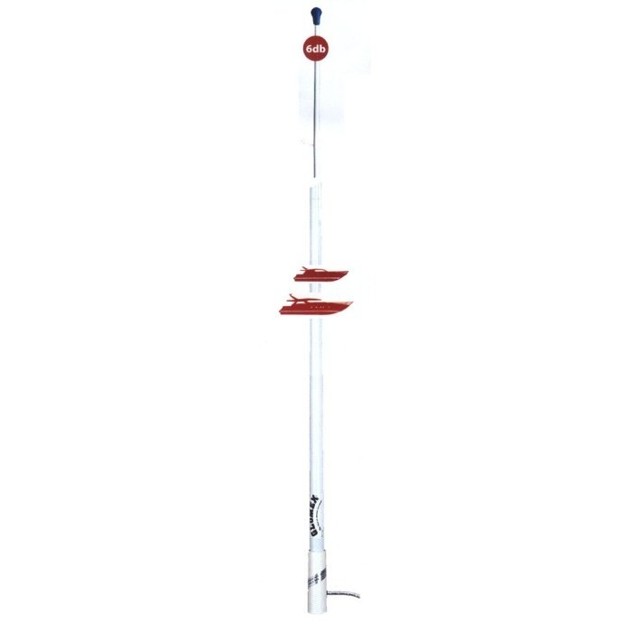 VHF TELSİZ ANTENİ RA 1206NY FİBERGLAS/2.4 MT