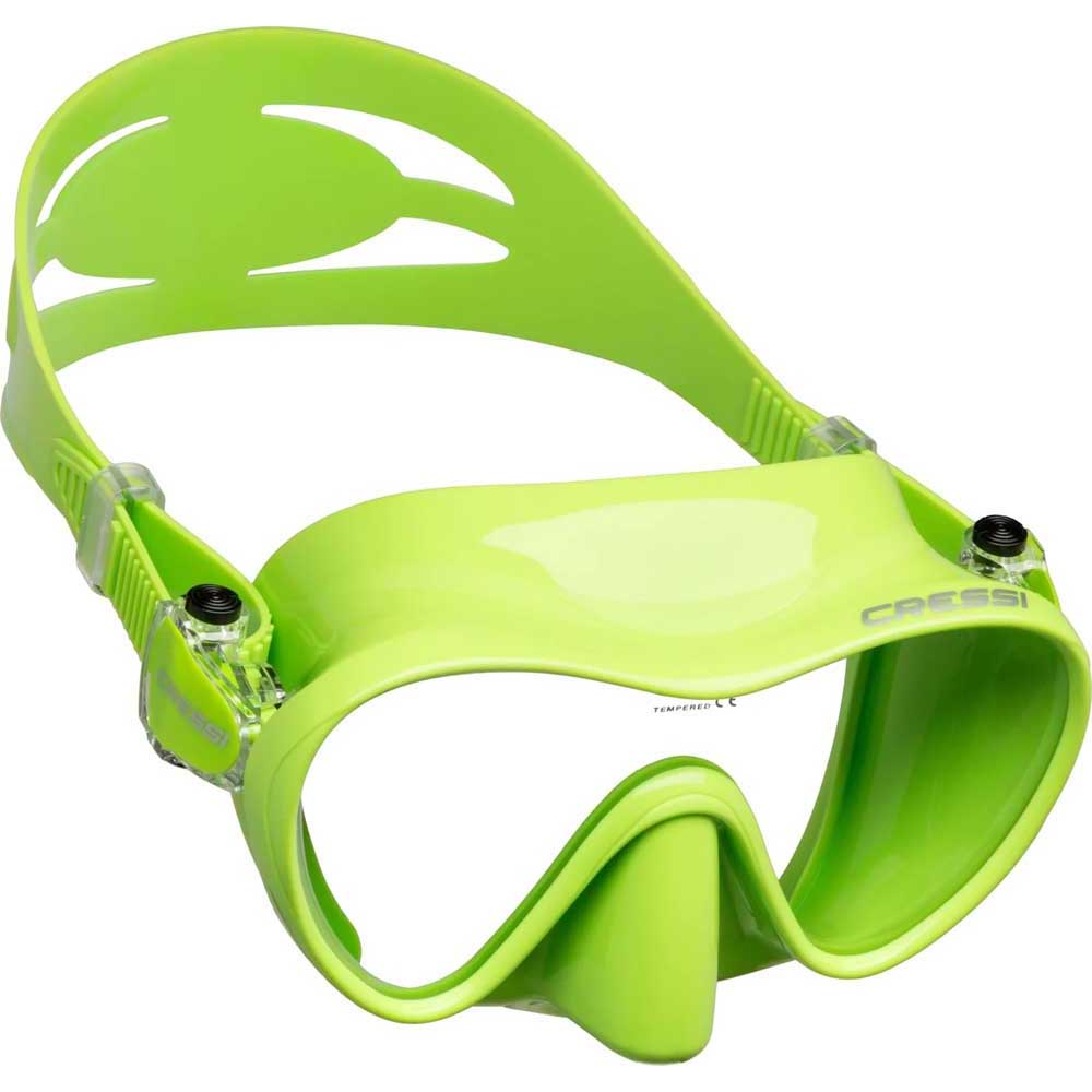 Cressi F1 Frameless Dalış Maskesi Lime