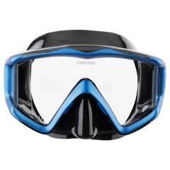 Cressi Liberty Triside Dalış Maskesi Clear/Blue/Silver