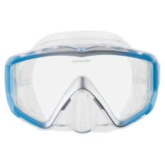 Cressi Liberty Triside Dalış Maskesi Clear/Blue/Silver