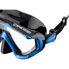 Cressi Liberty Triside Dalış Maskesi Clear/Blue/Silver