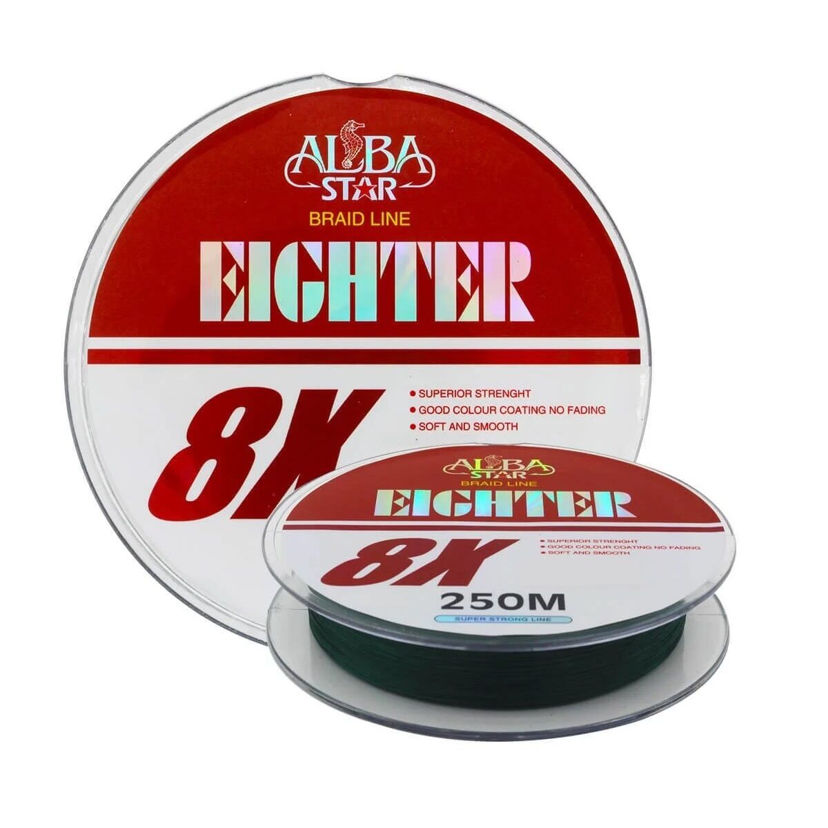 Albastar Eighter 8x İp Misina 250mt 0.10MM - 250M - 8KG