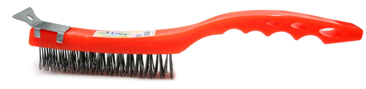 Kazıyıcılı Tel Fırça Plastik