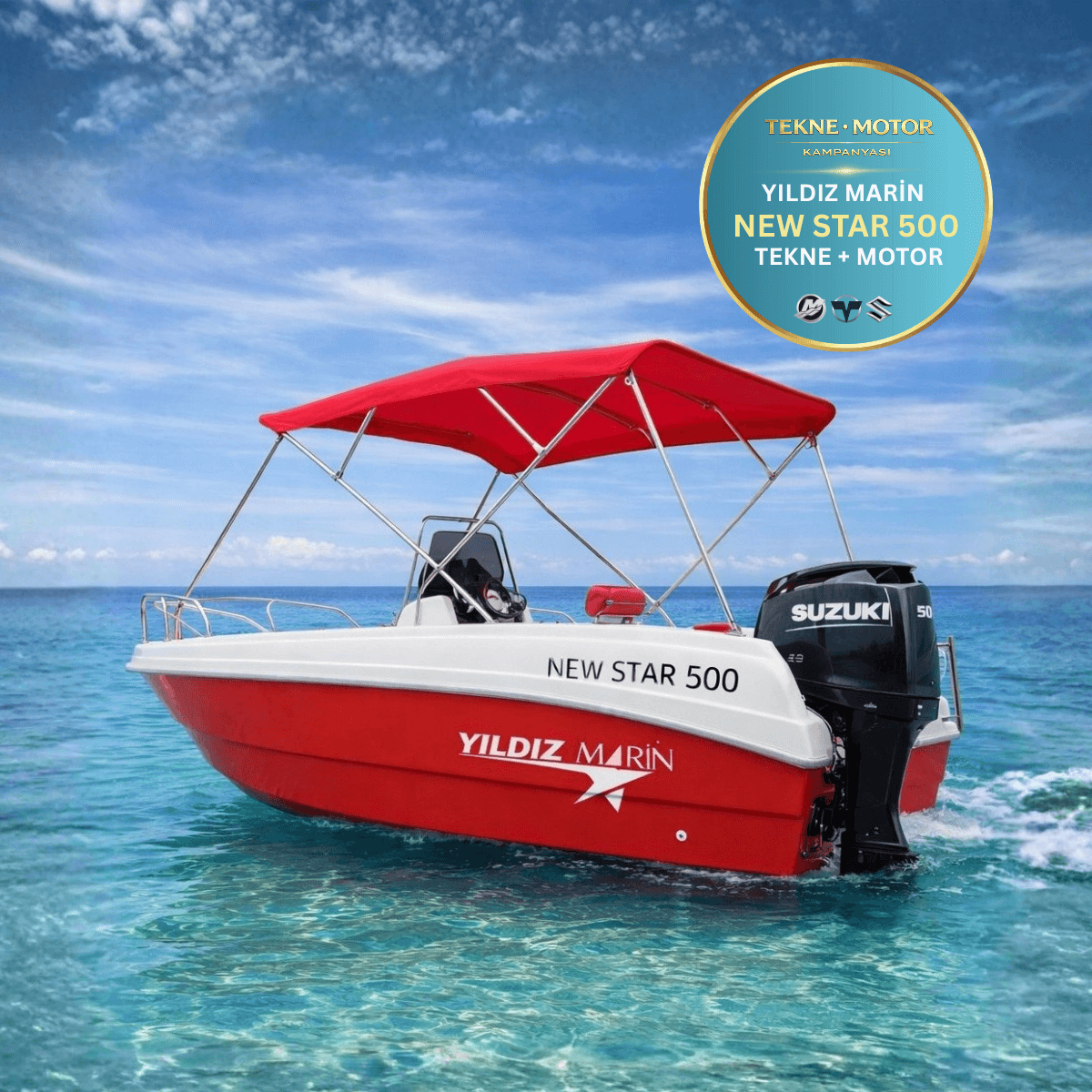 YILDIZ New Star 5.00 Tekne ve Dıştan Takma Motor