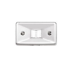 KIÇ FENERİ KROM DİKDÖRTGEN 12 V LED