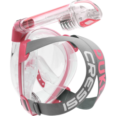 Cressi Duke Tam Yüz Maskesi Clear/Pink