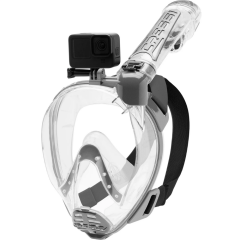 Cressi Duke Action GoPro Uyumlu Tam Yüz Maskesi Silver