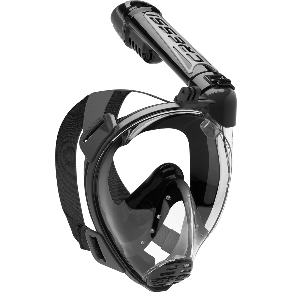 Cressi Duke Action GoPro Uyumlu Tam Yüz Maskesi Black