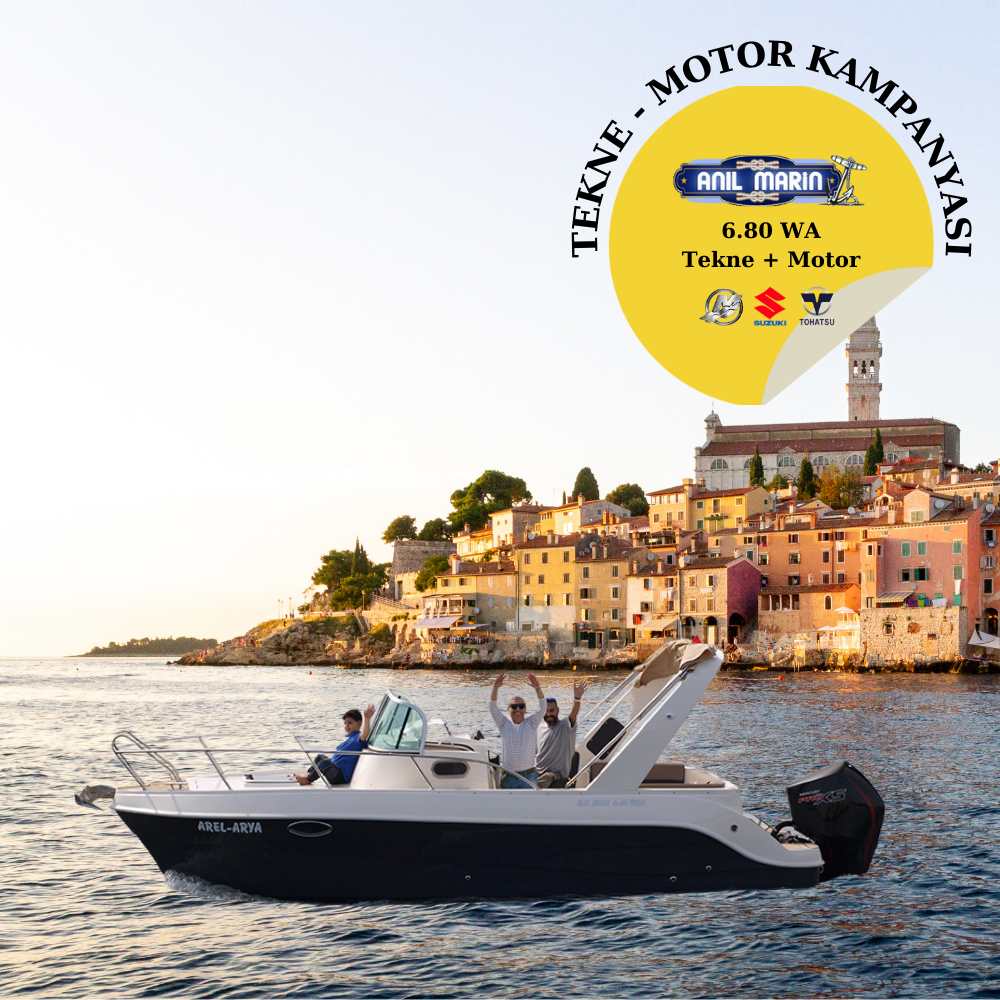 Anıl Marin 6.80 WA Tekne ve Dıştan Takma Motor