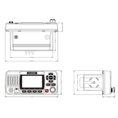 Plastimo FX-500 Sabit VHF Marin Telsiz