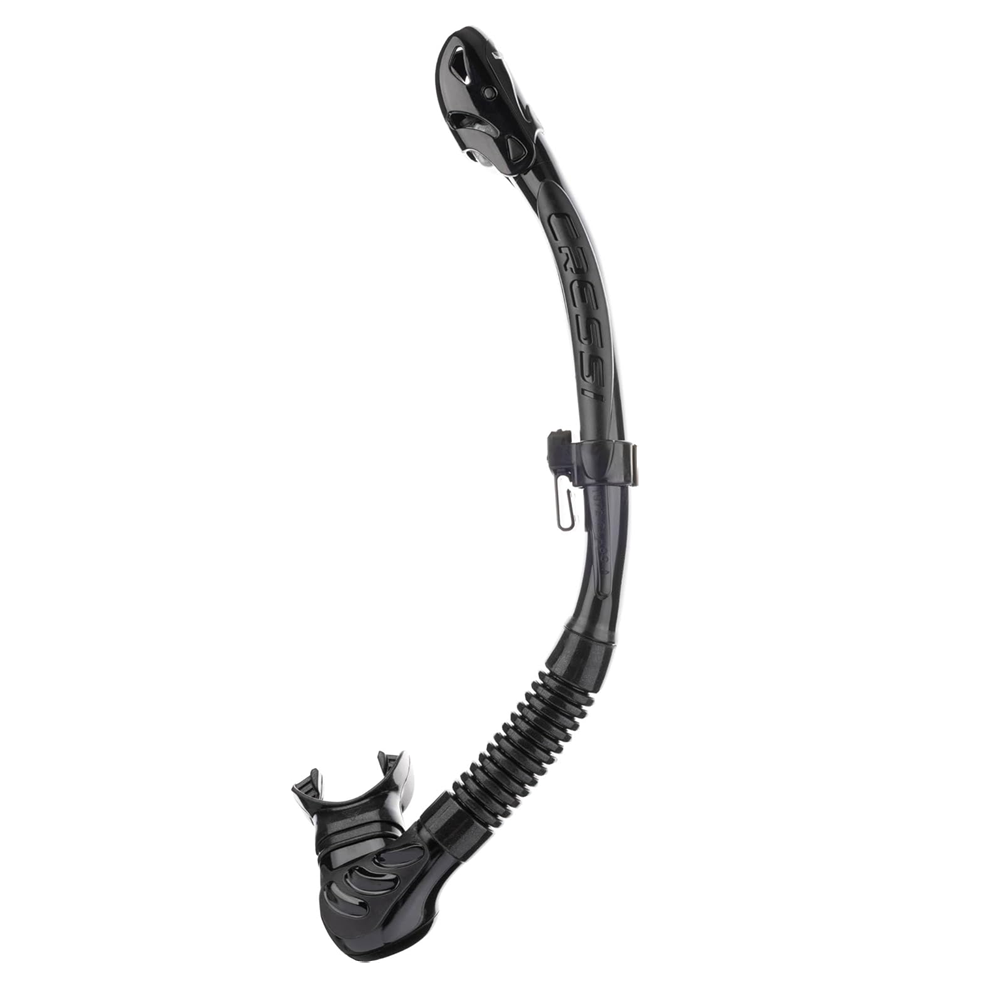 Cressi Alpha Ultra Dry Şnorkel Siyah/Siyah
