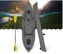 Seaflo Tek Kişilik Balıkçı Kanosu Gri
