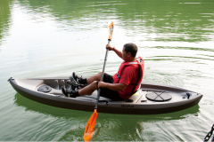 Seaflo Tek Kişilik Balıkçı Kanosu Gri