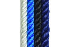 3 KOLLU YÜZEN TWIST HALAT 28MM BEYAZ