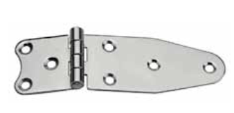 MENTEŞE, PASLANMAZ ÇELİK, 126mmx40mm